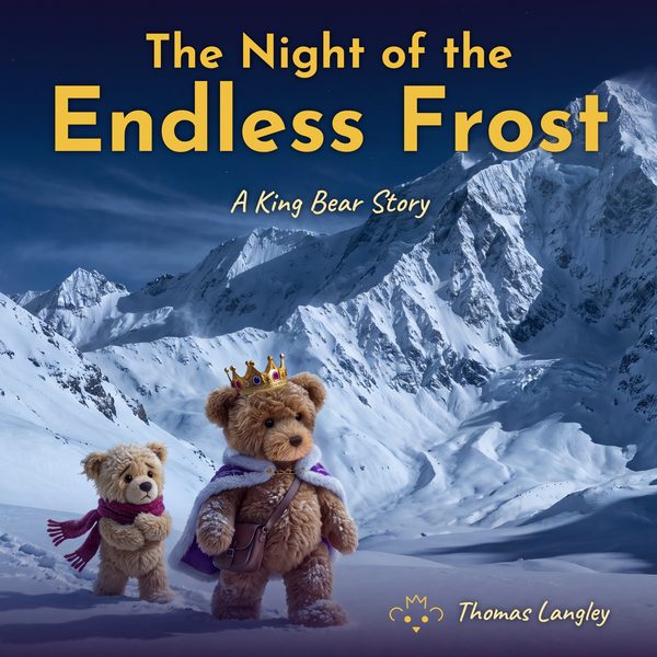 Cover of The Night of the Endless Frost: King Bear and little Pippin in the snowy mountains